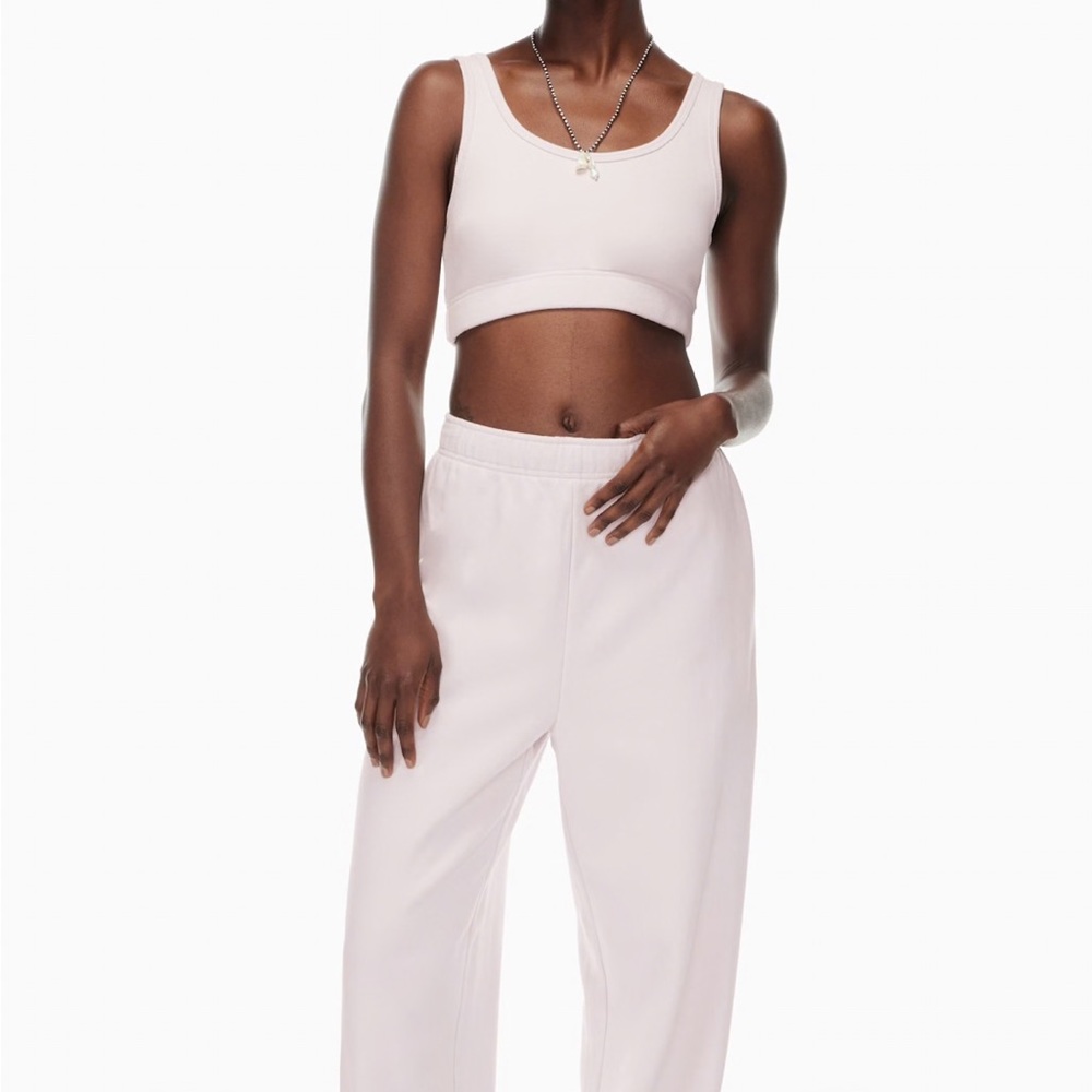 Aritzia TNA Airy AF Fleece Scoop Bralette Size Small